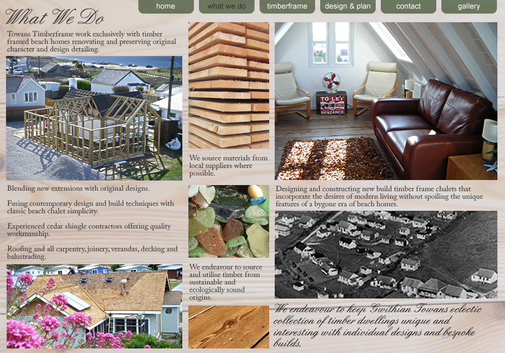 what we do page for towans timberframe