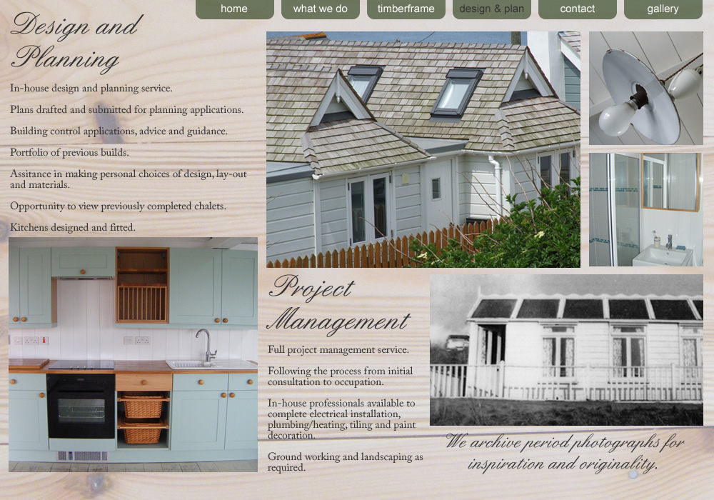 home page for towans timberframe